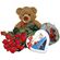 My surprise to you!. A teddy-bear + red roses + a box of chocolates + a box of the finest cookies. Who would object against such a surprise?. Sochi